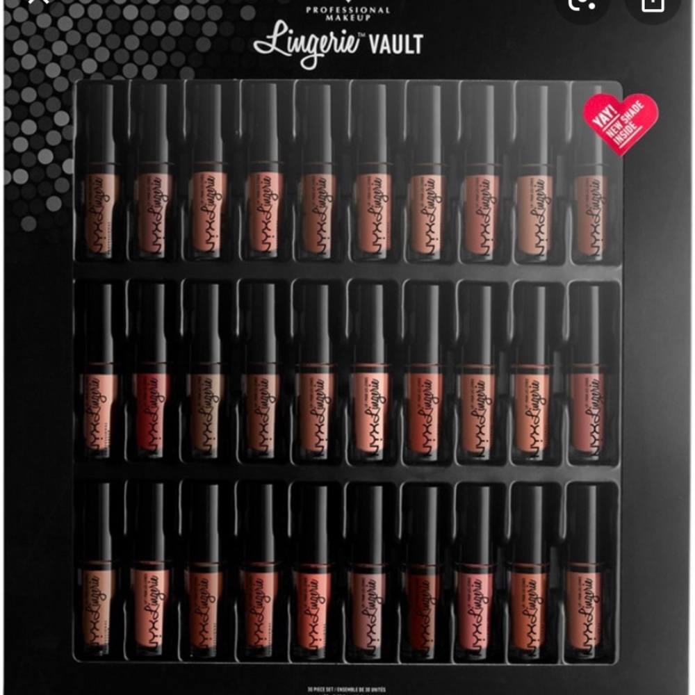 NYX lingerie liquid lipstick set